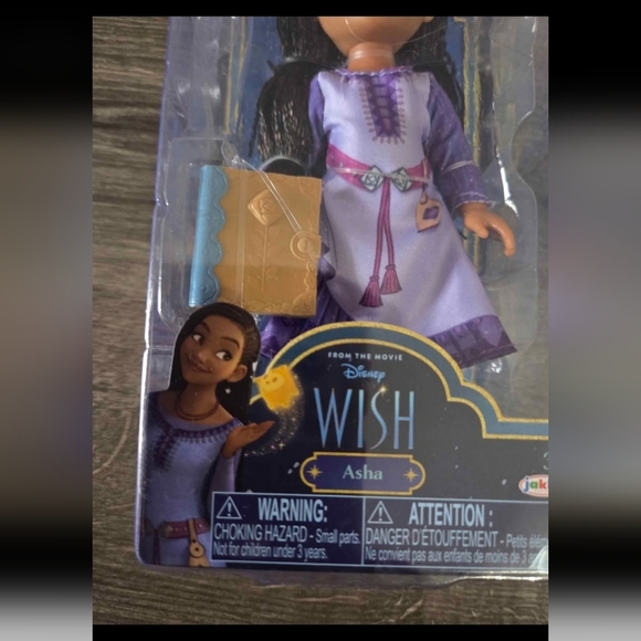 Disney Wish Asha Doll - Purple NEW - Picture 2 of 3